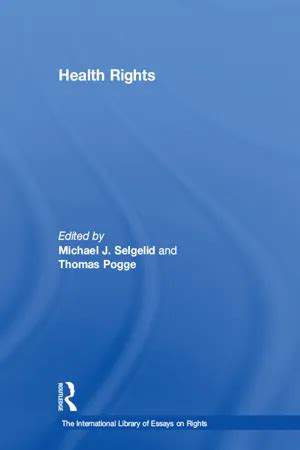 Book cover: Health rights